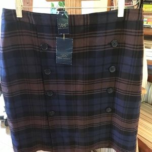 Brooks Brothers, wool, double split, plaid-Runway